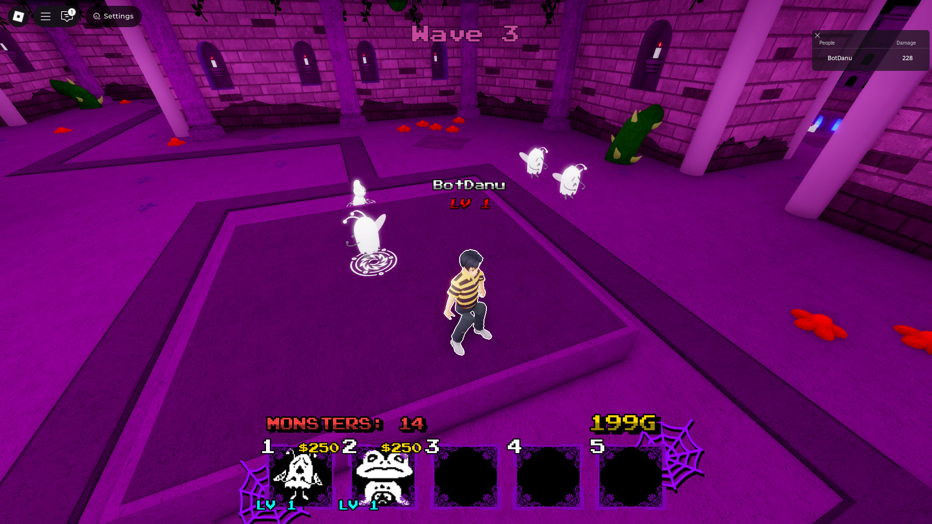 Tower defense (Image via Roblox)