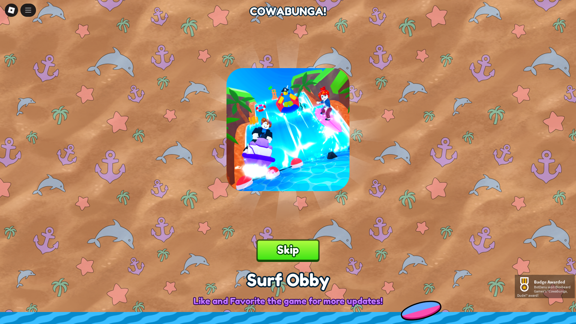 Surf Obby (Image via Roblox)