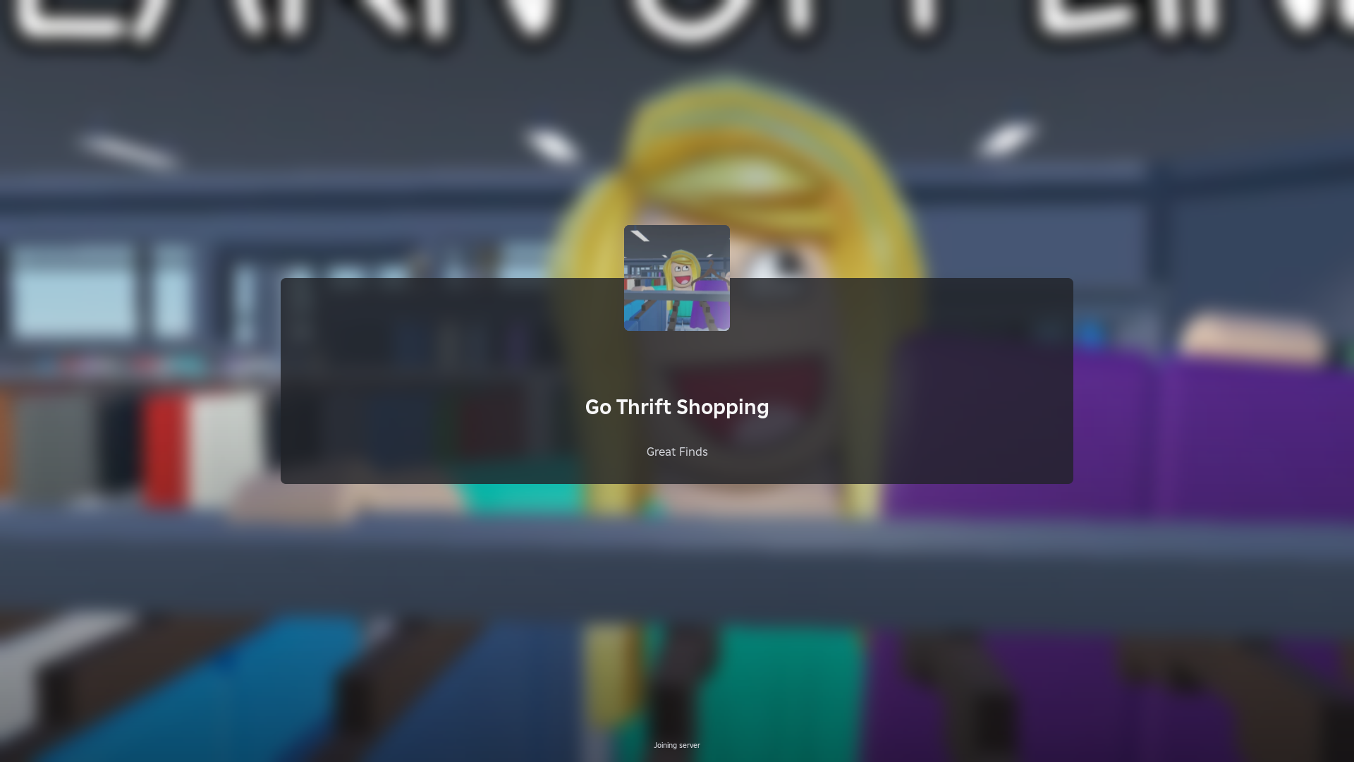 Go Thrift Shopping (Image via Roblox)