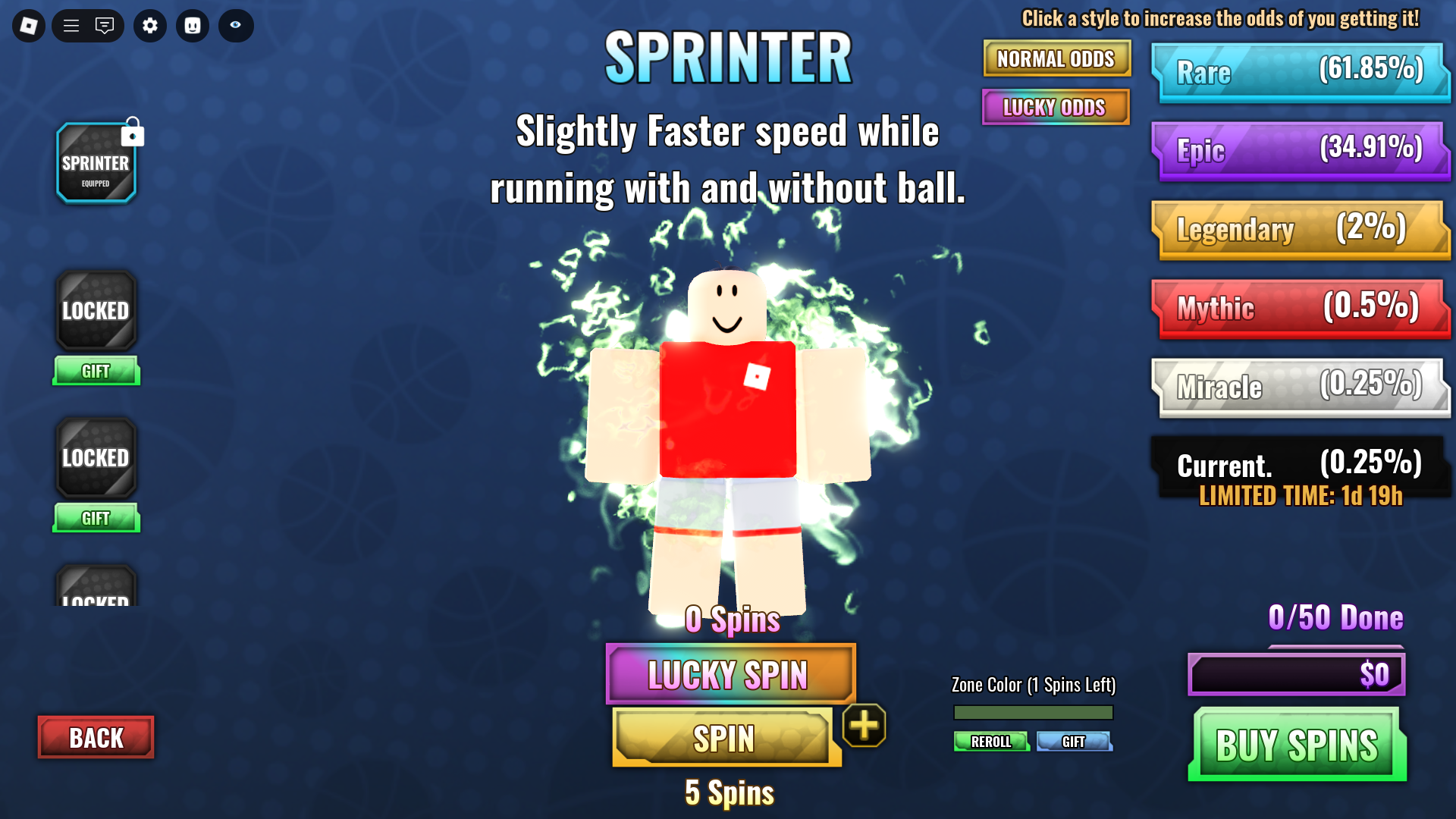 Rolling Zone (Image via Roblox)