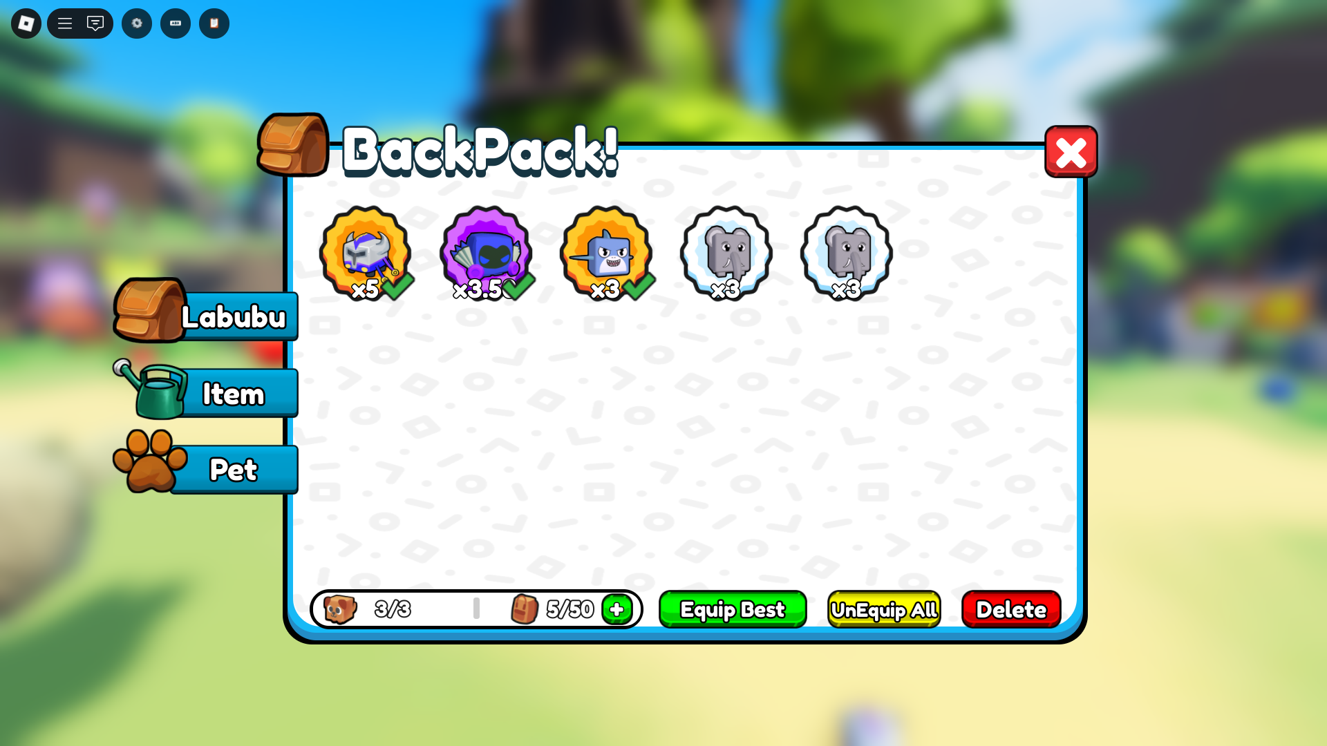 Pets (Image via Roblox)