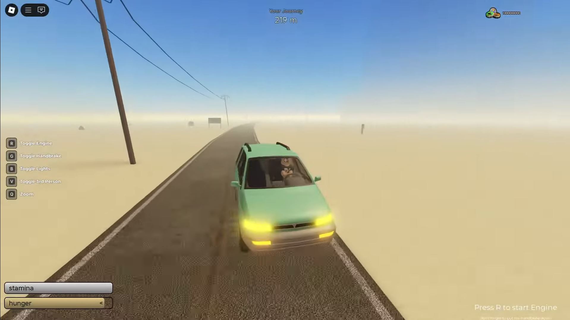 Driving free car - Voyan (Image via Roblox)