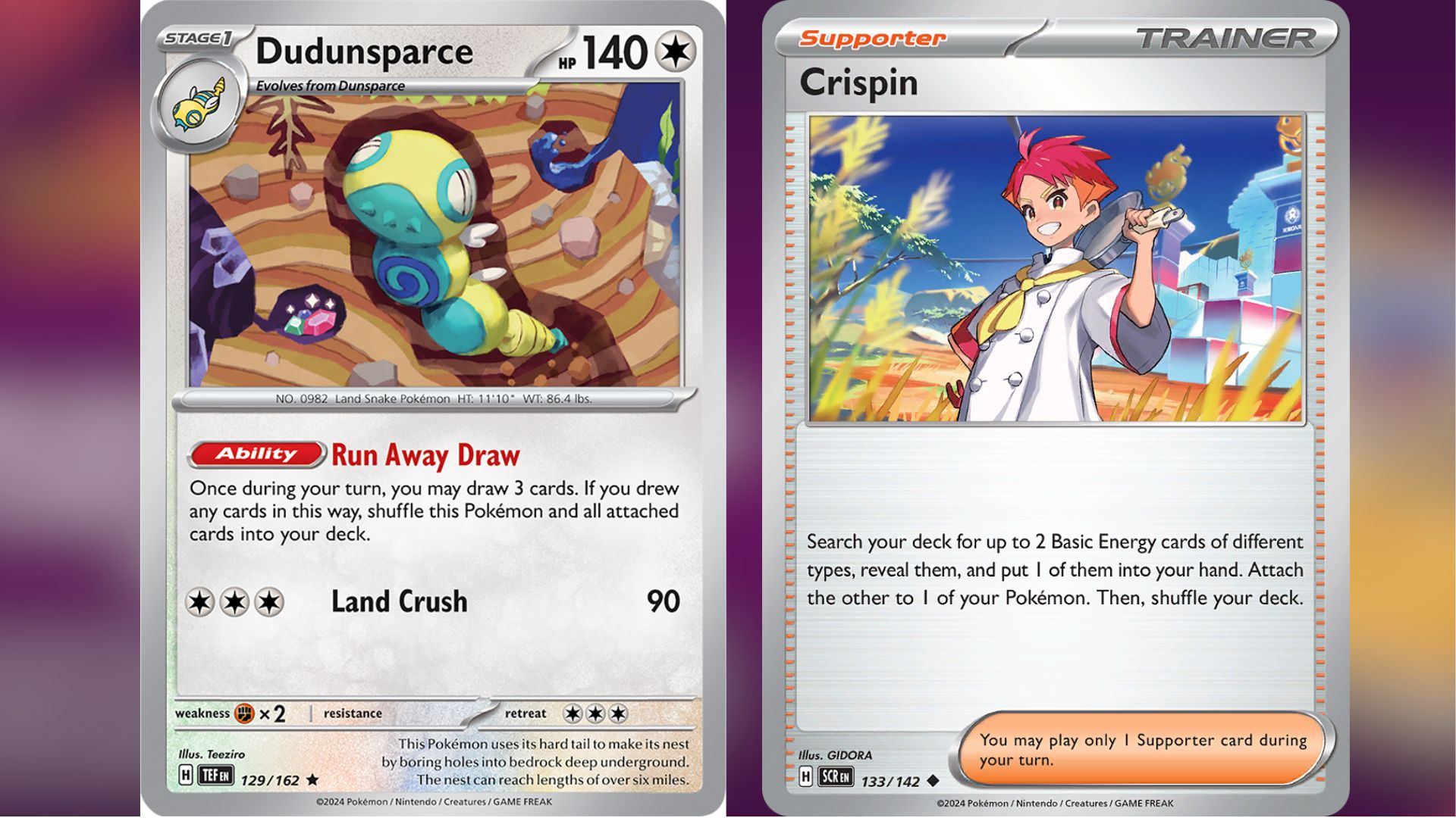 Dudunsparce and Crispin (Image via TPC)