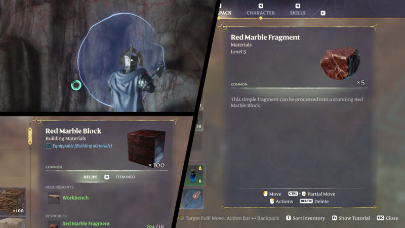 Enshrouded Red Marble Fragment farm location guide feature image