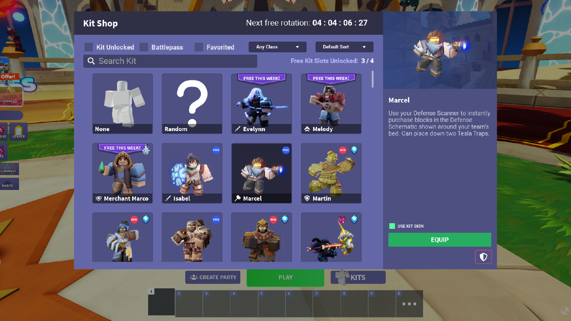 How to Get the Marcel Kit in BedWars