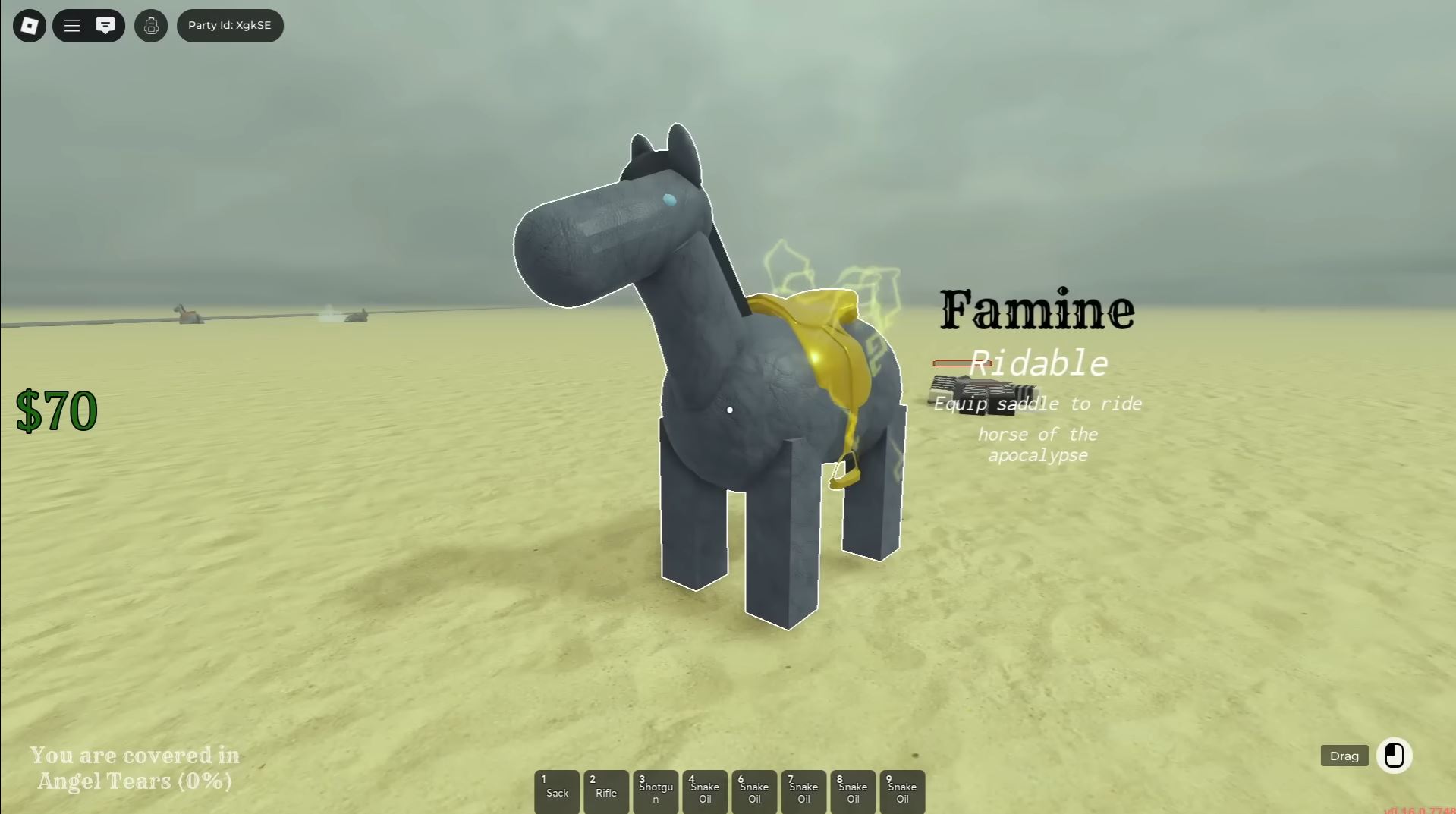 Famine Horse (Image via Roblox)