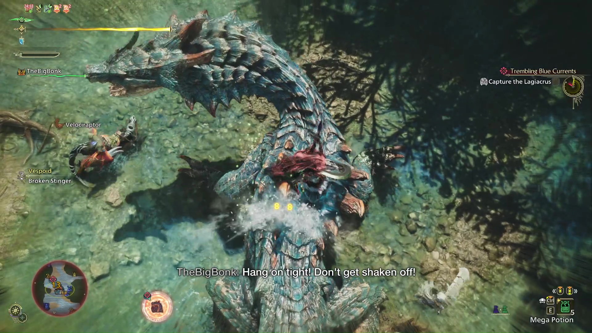 Fight and Capture Lagiacrus.