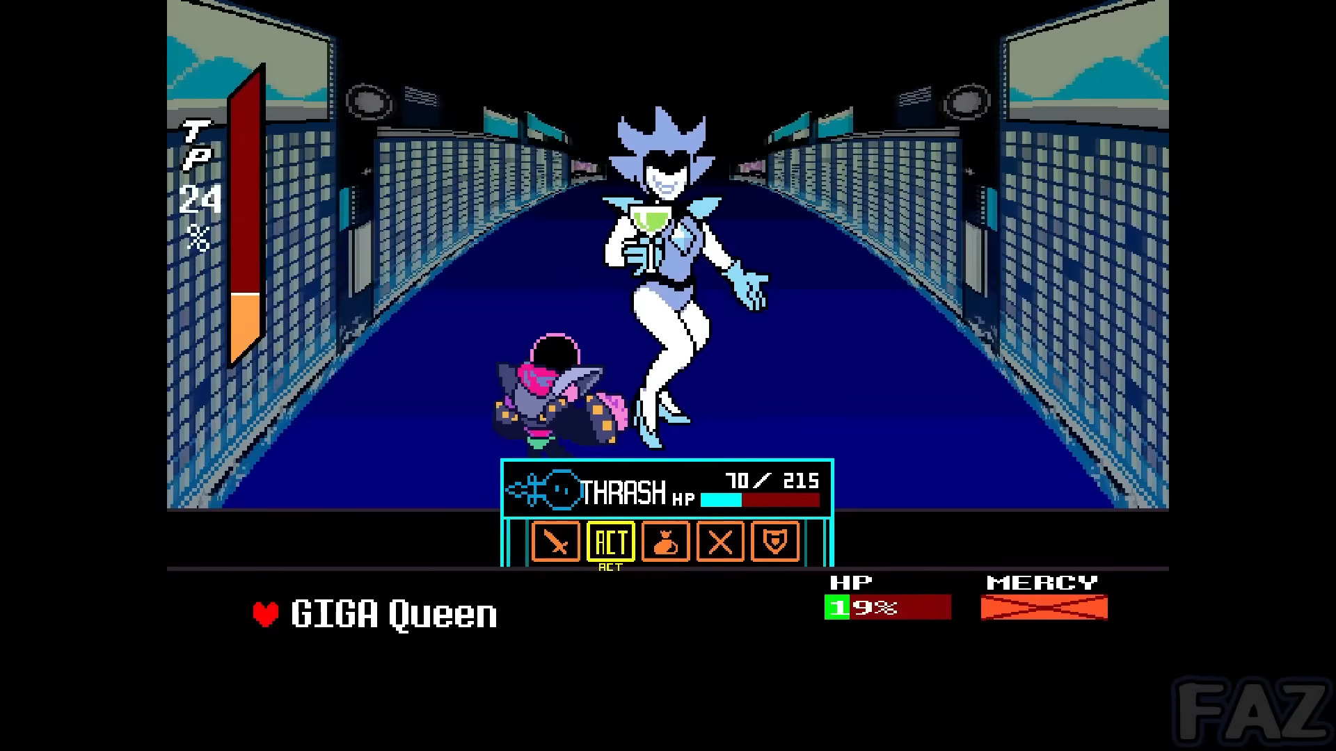 Its like a boxing match (Image via Toby Fox and @FazFaz/YouTube)