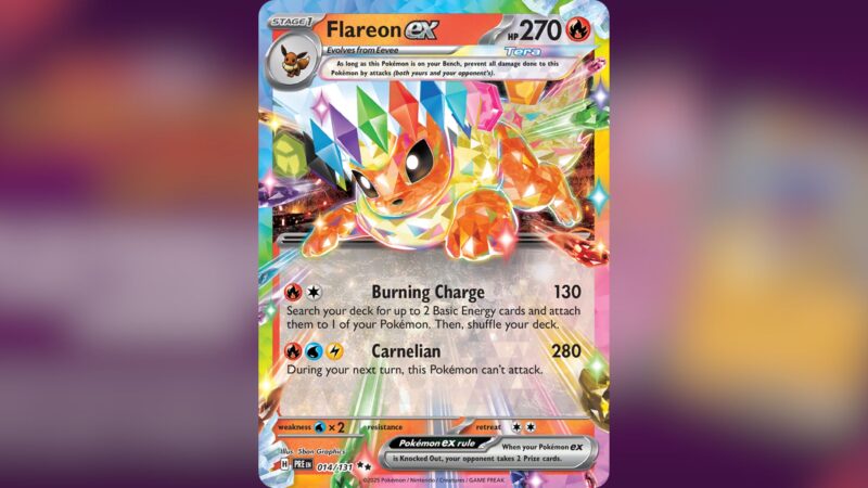 Flareon ex (Image via TPC)
