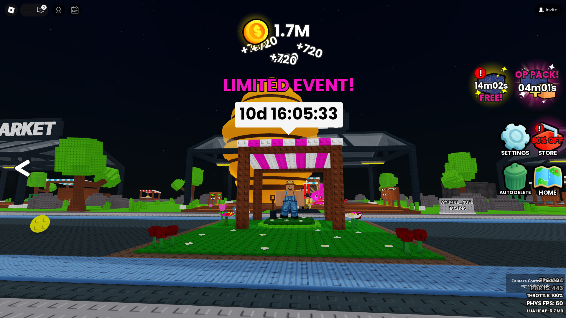 The Flower shop (Image via Roblox Corporation)