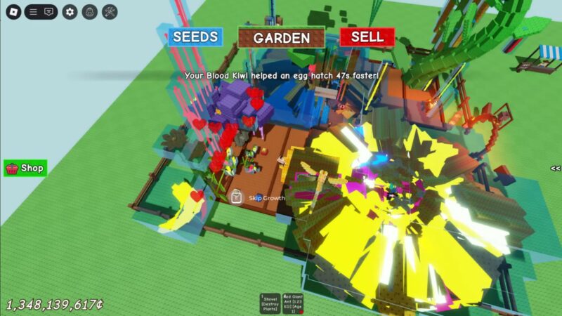 Foil Method in Grow a Garden (Image via Roblox)