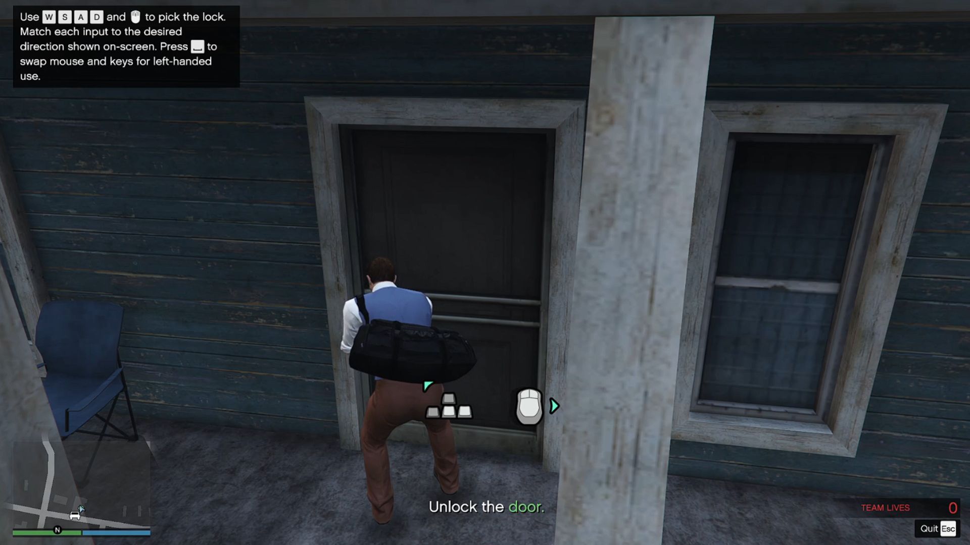 GTA Online Lockpicking mechanic.