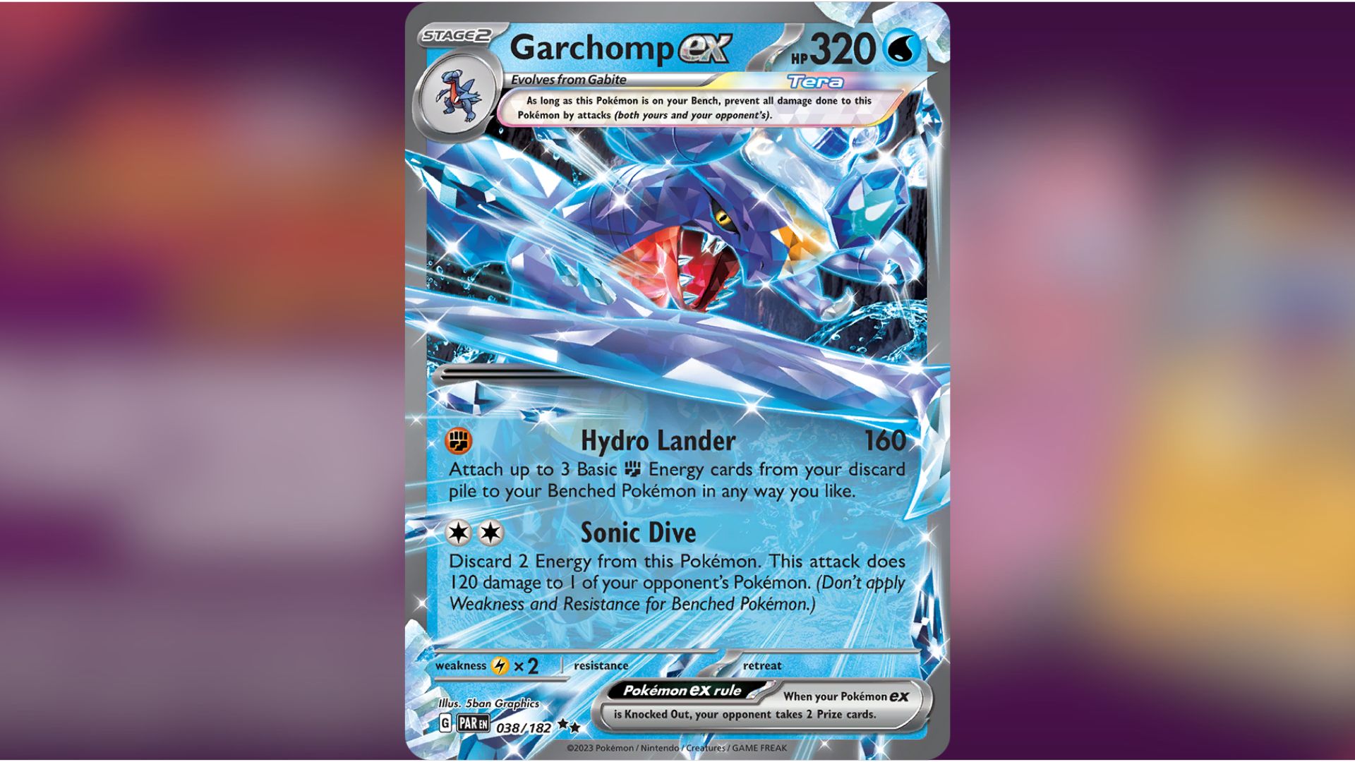 Garchomp ex (Image via TPC)