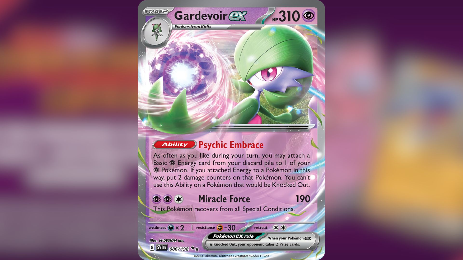 Gardevoir ex (Image via The Pokemon Company)