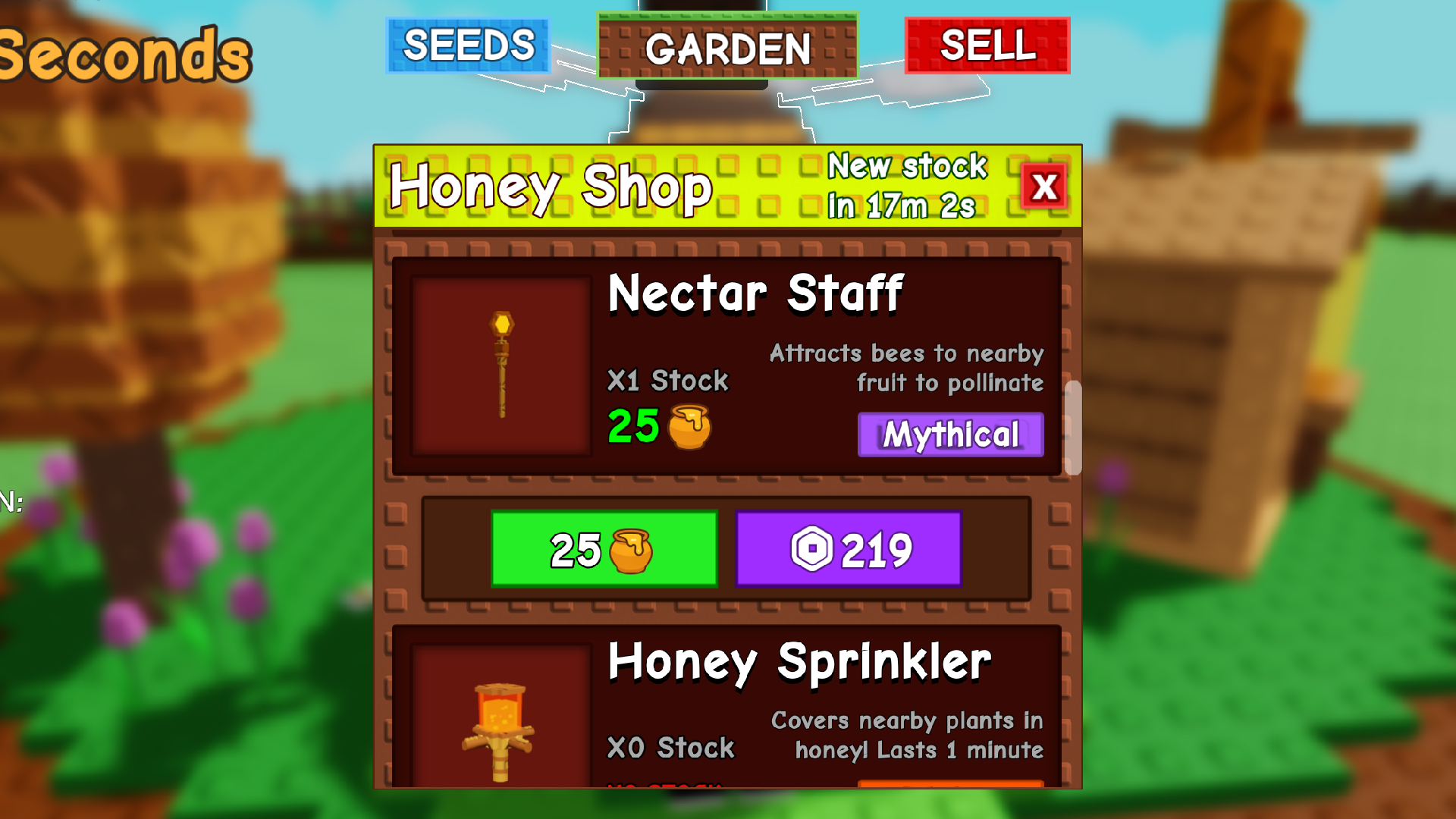 Honey Shop Grow a Garden