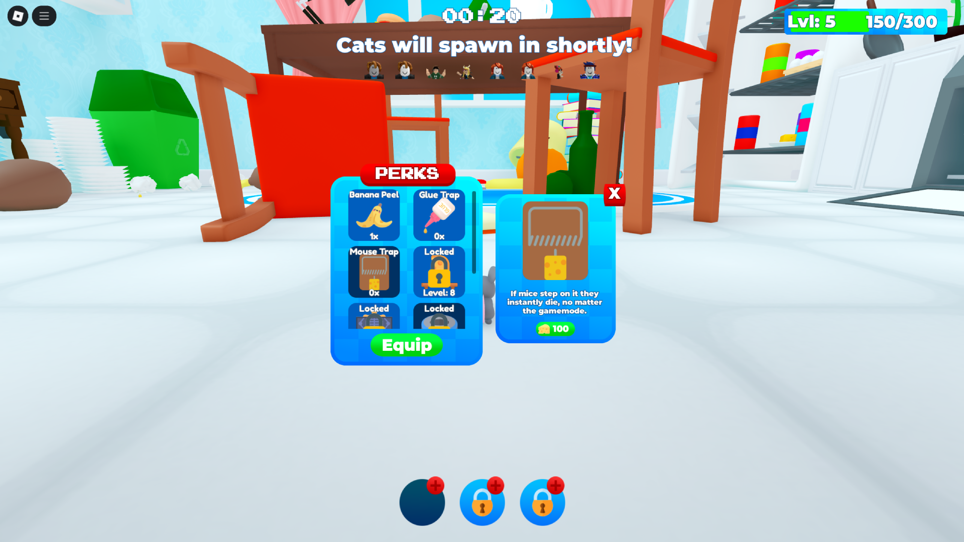 Perks in Cats VS Mouse