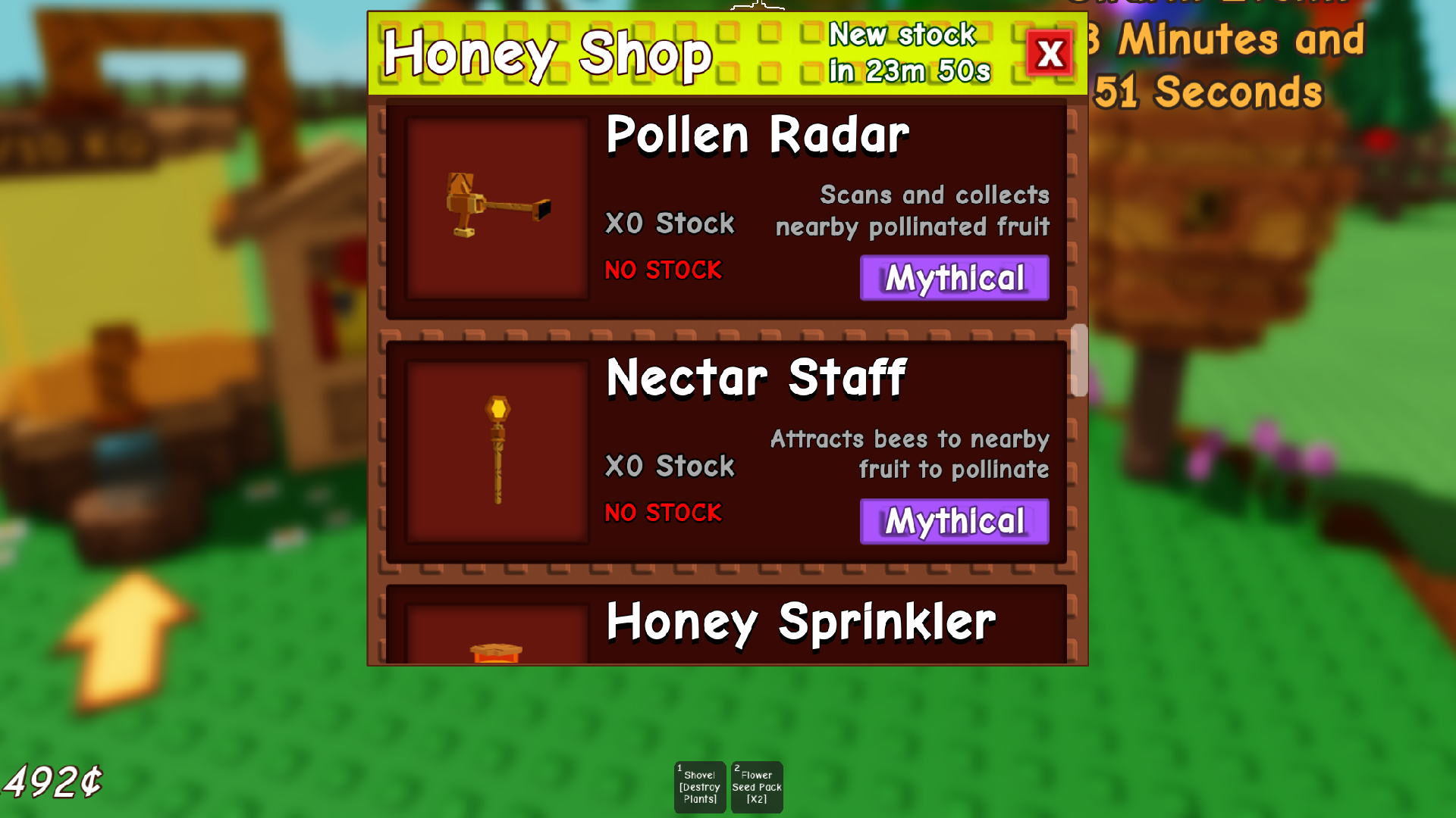 Pollen Radar in the Honey Shop