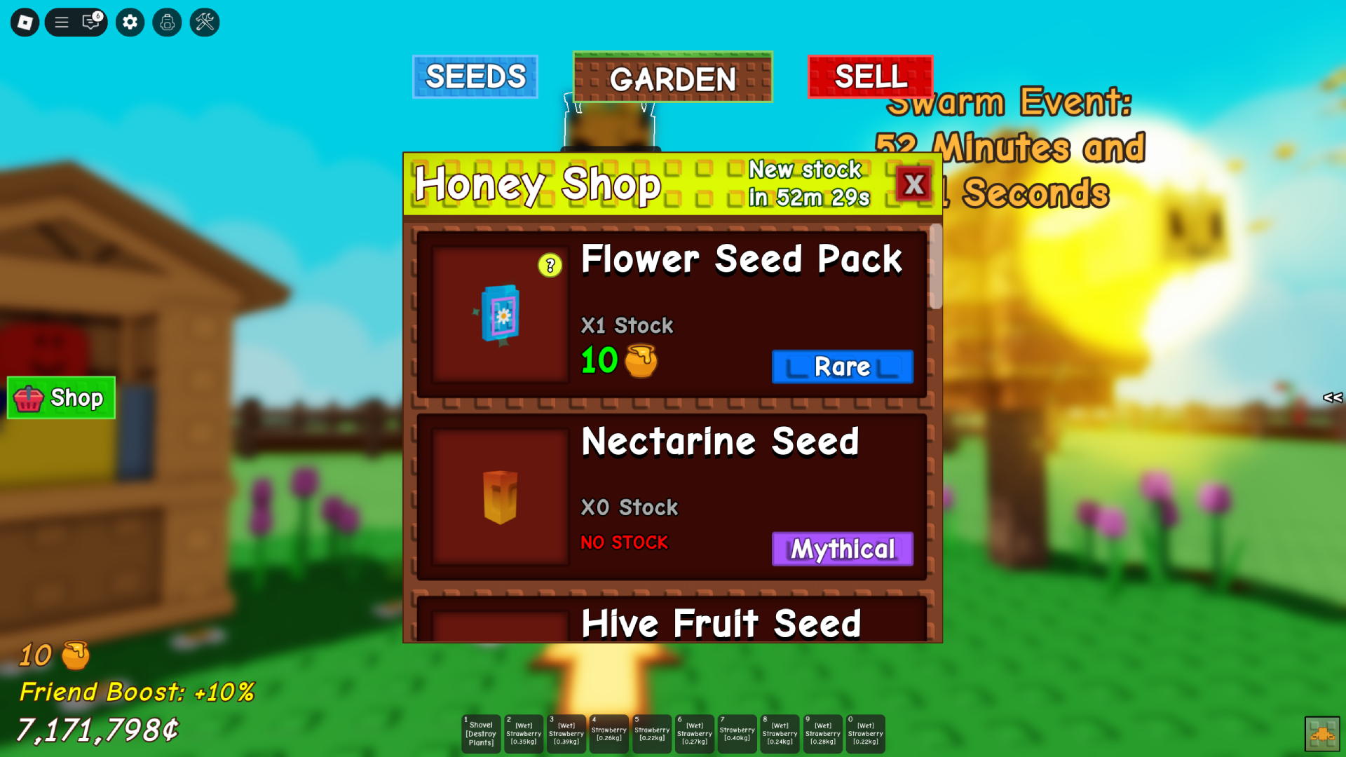 Honey Shop Grow a Garden