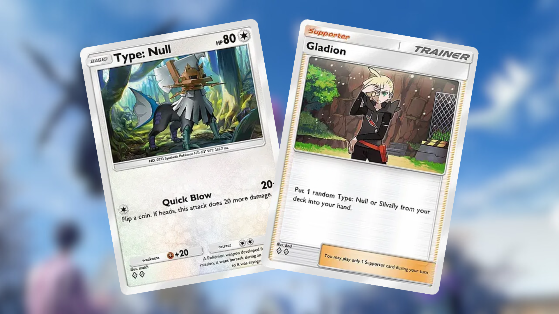 Gladion lets you pull out your Silvally and do 100 damage in the same turn(Image via The Pokemon Company)