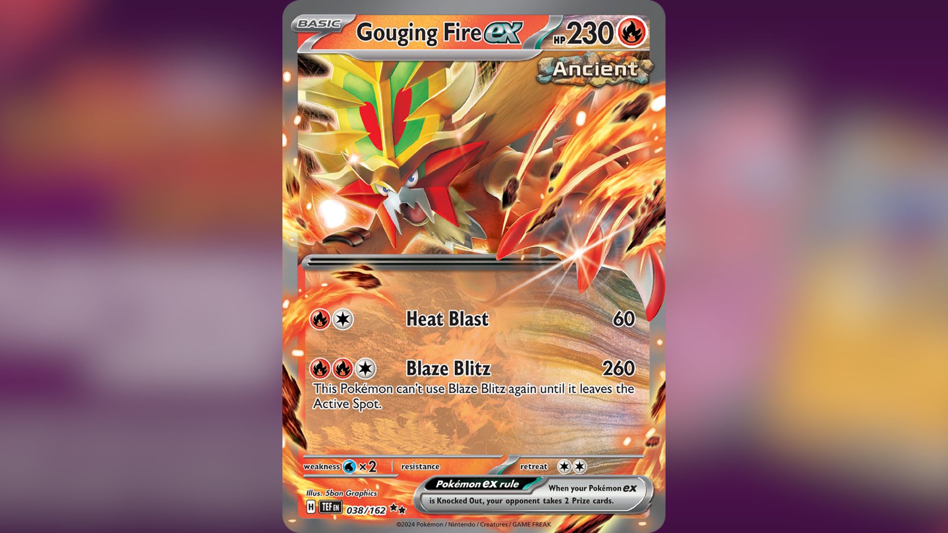 Gouging Fire ex (Image via TPC)