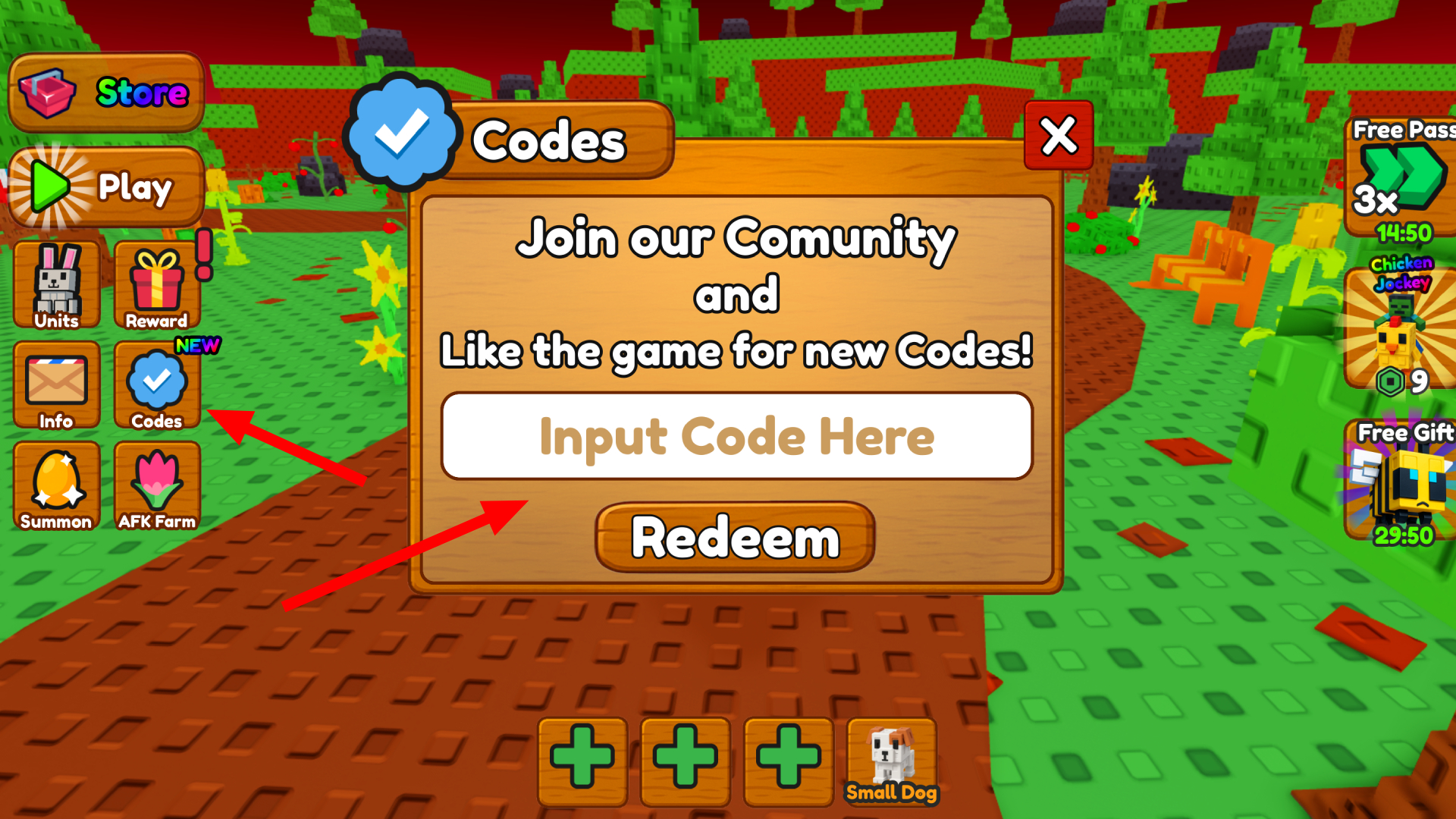 Grow Garden Tower Defense Codes Guide (Image via Roblox)