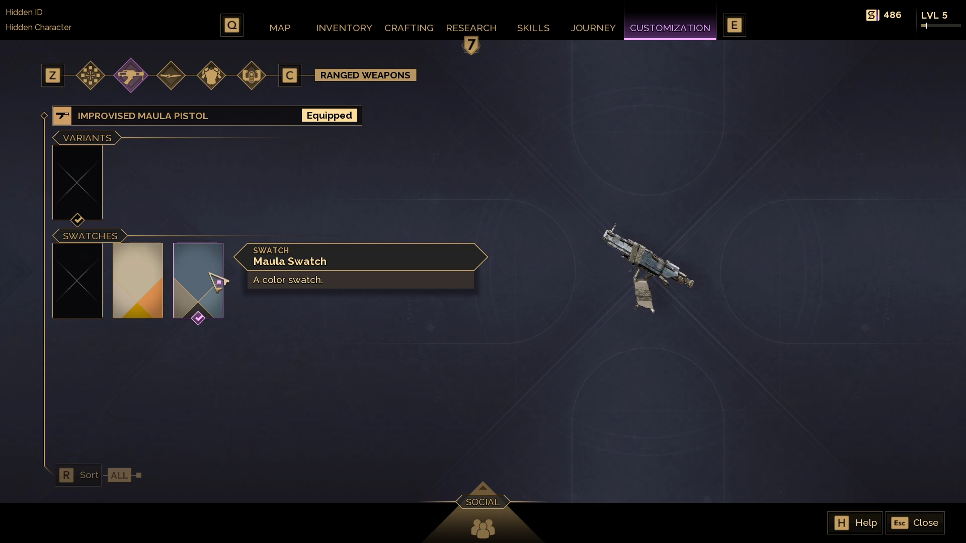 Weapon customization