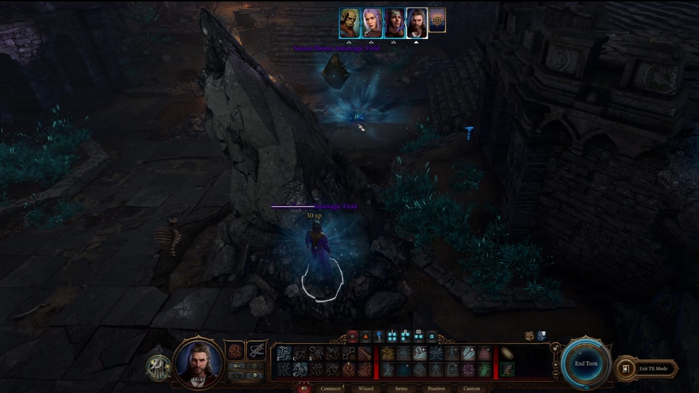 Use Sussur Blooms to instantly disable Arcane Turrets