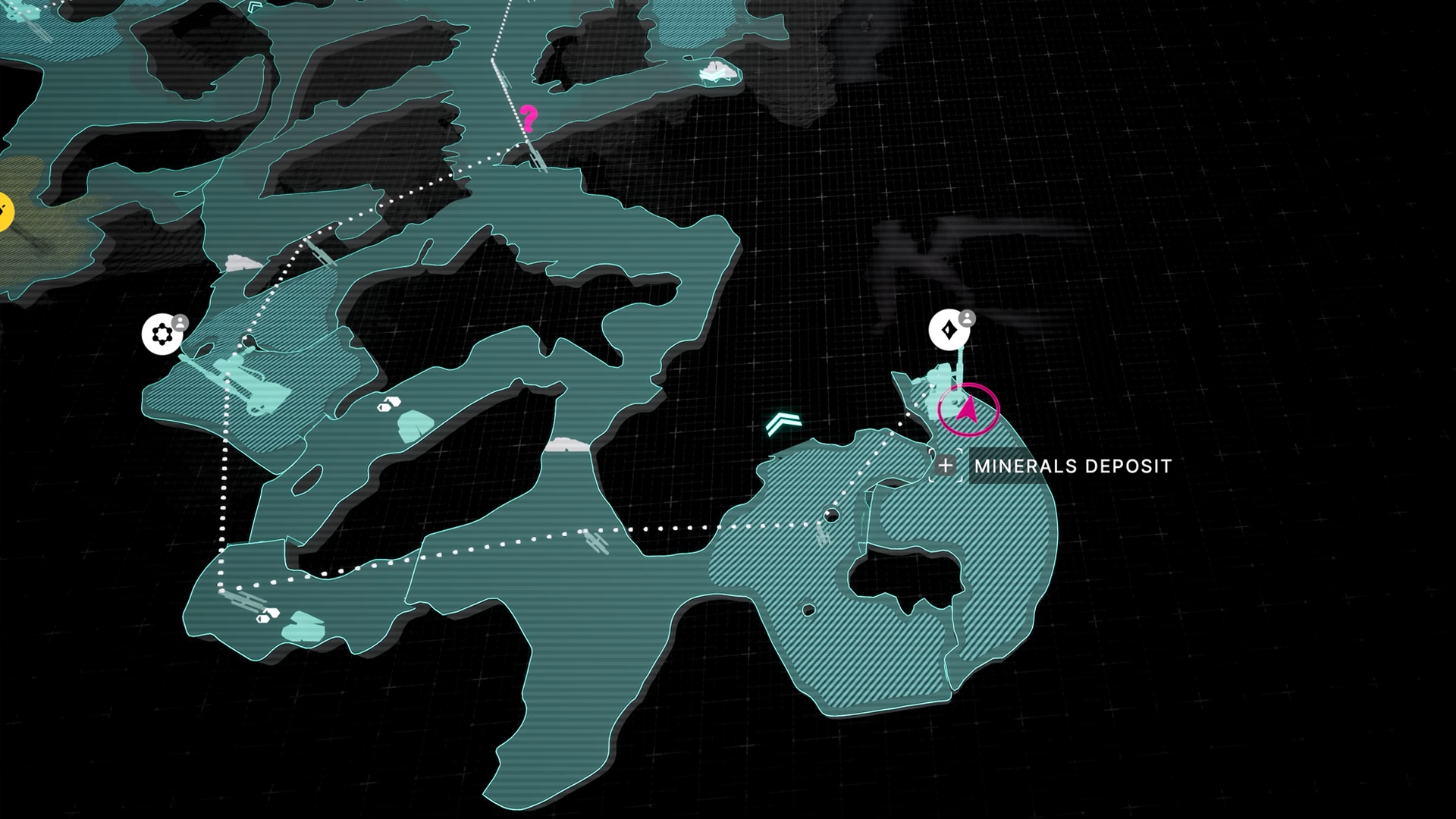 Minerals Deposit location