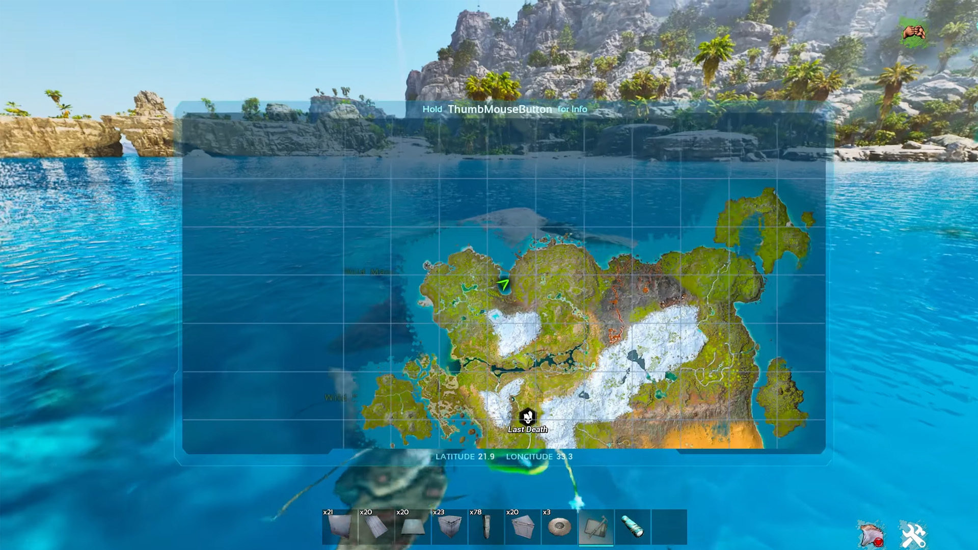 Silica Pearl Cave entrance location