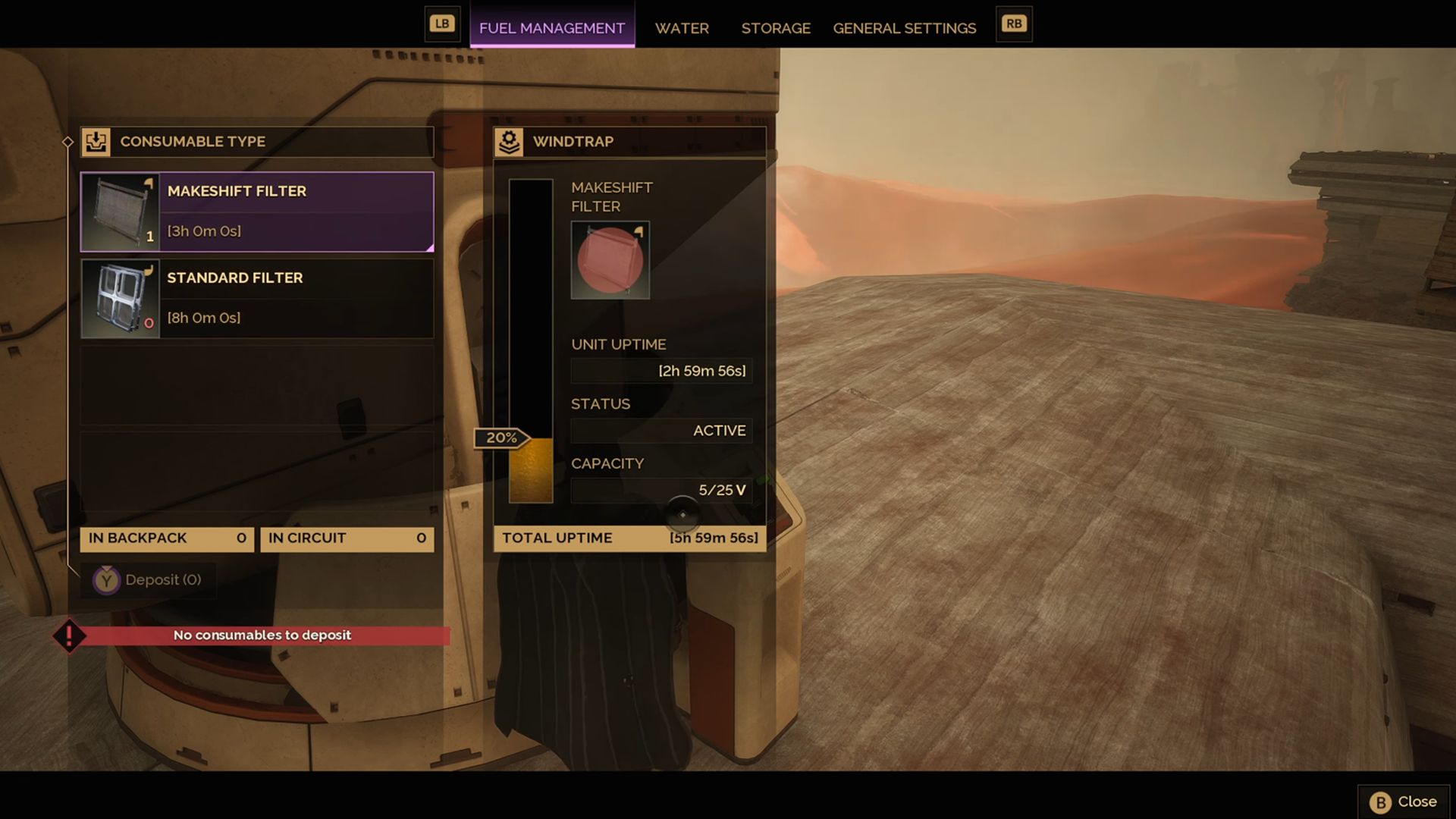 Deposit the Filters at Windtraps