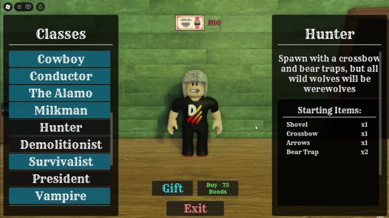 Hunter class Dead Rails (Image via Roblox)