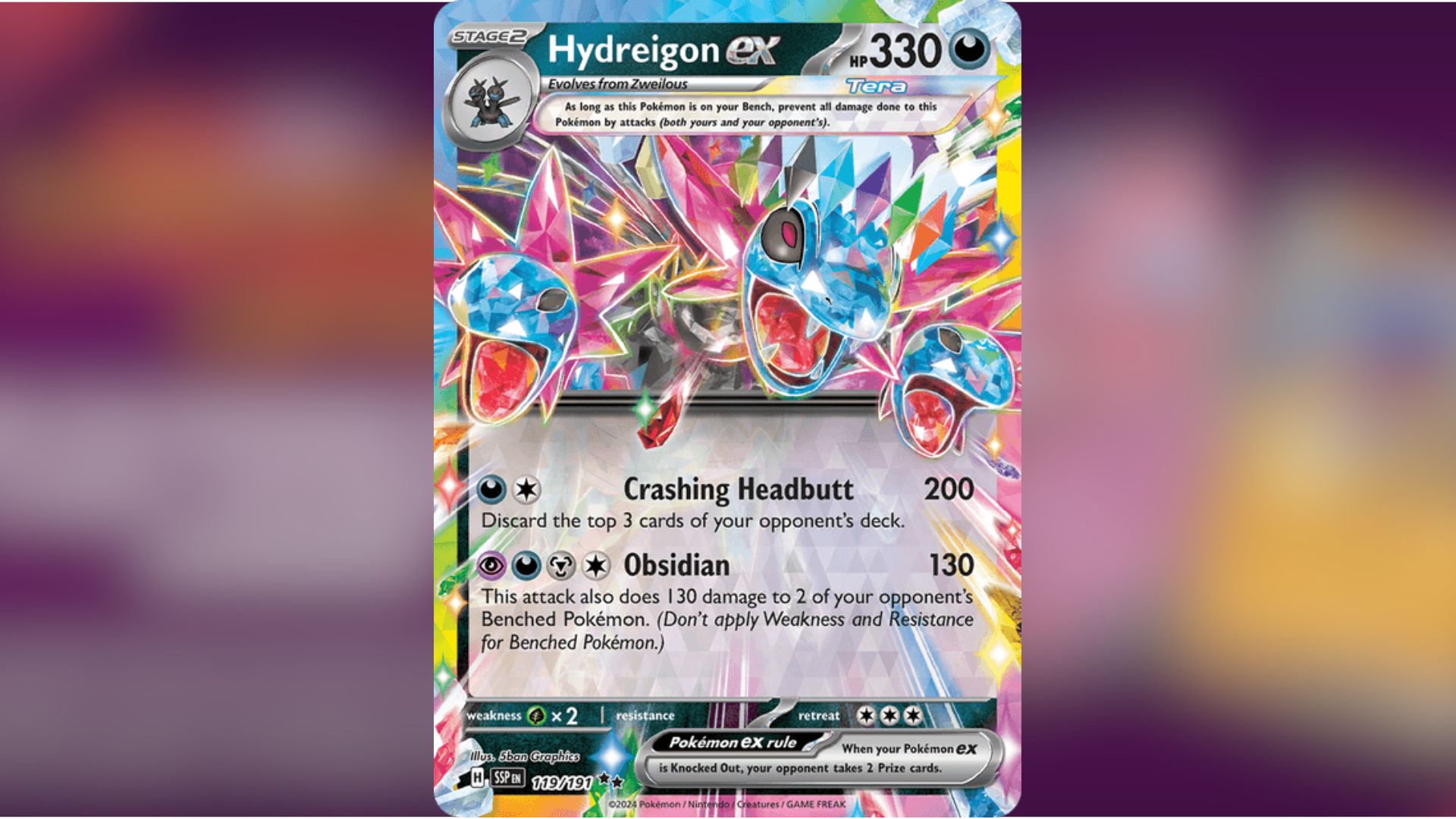 Hydreigon ex (Image via TPC)
