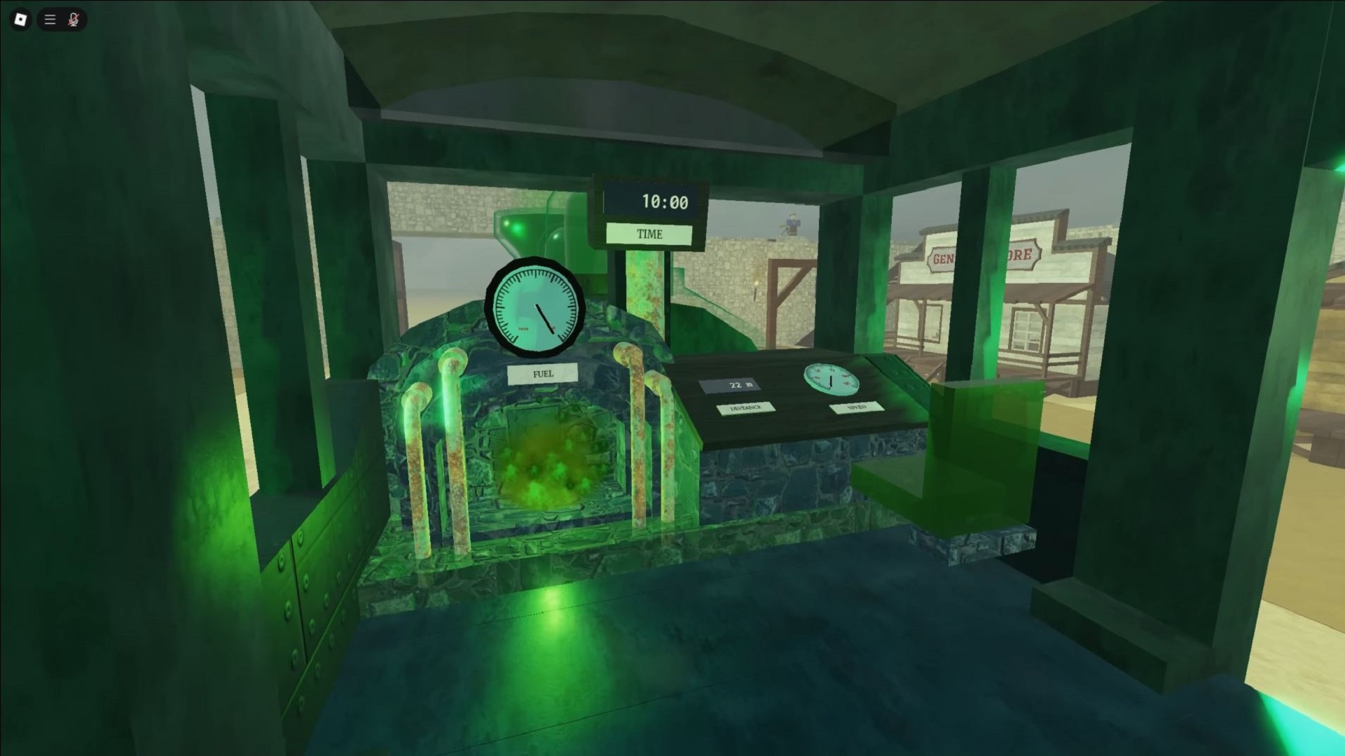 Inside the Ghost Train (Image via Roblox)