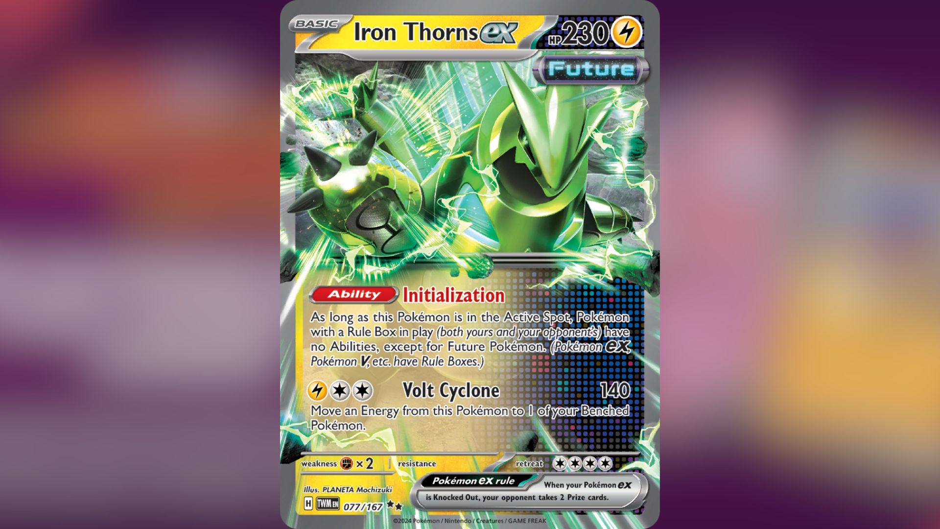 Iron Thorns ex (Image via TPC)