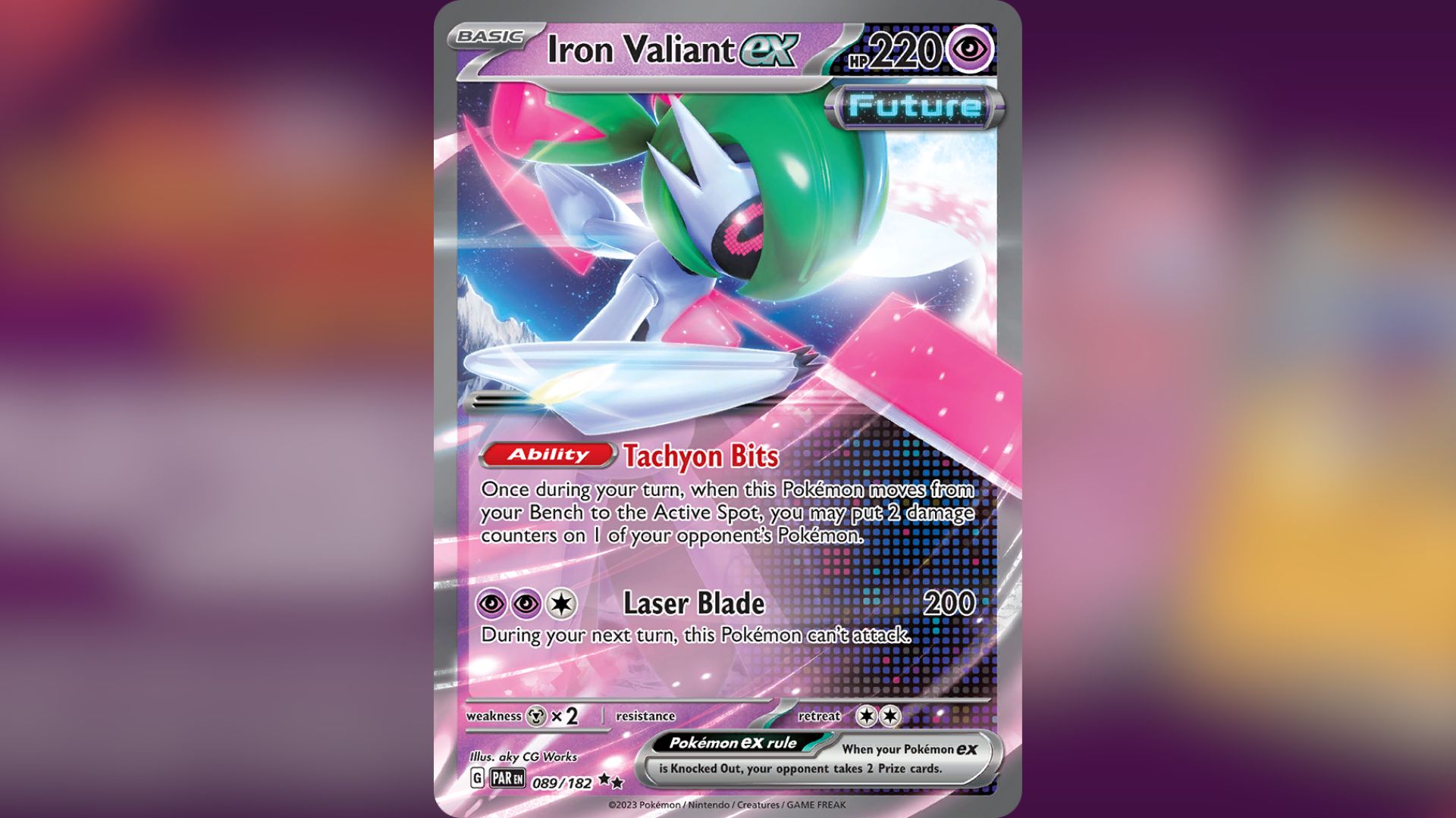 Iron Valiant ex (Image via TPC)