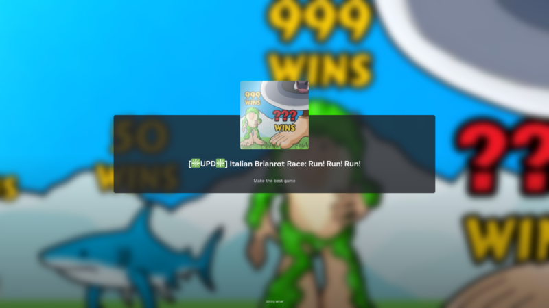 Italian Brainrot Race Codes Guide (Image via Roblox)