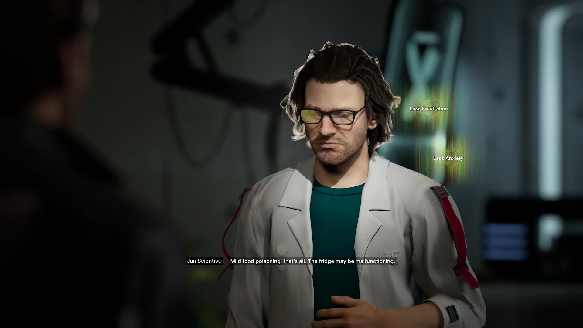 Jan Scientist suggests a serum. (Source: 11 Bit Studios | Trophygamers/YouTube)