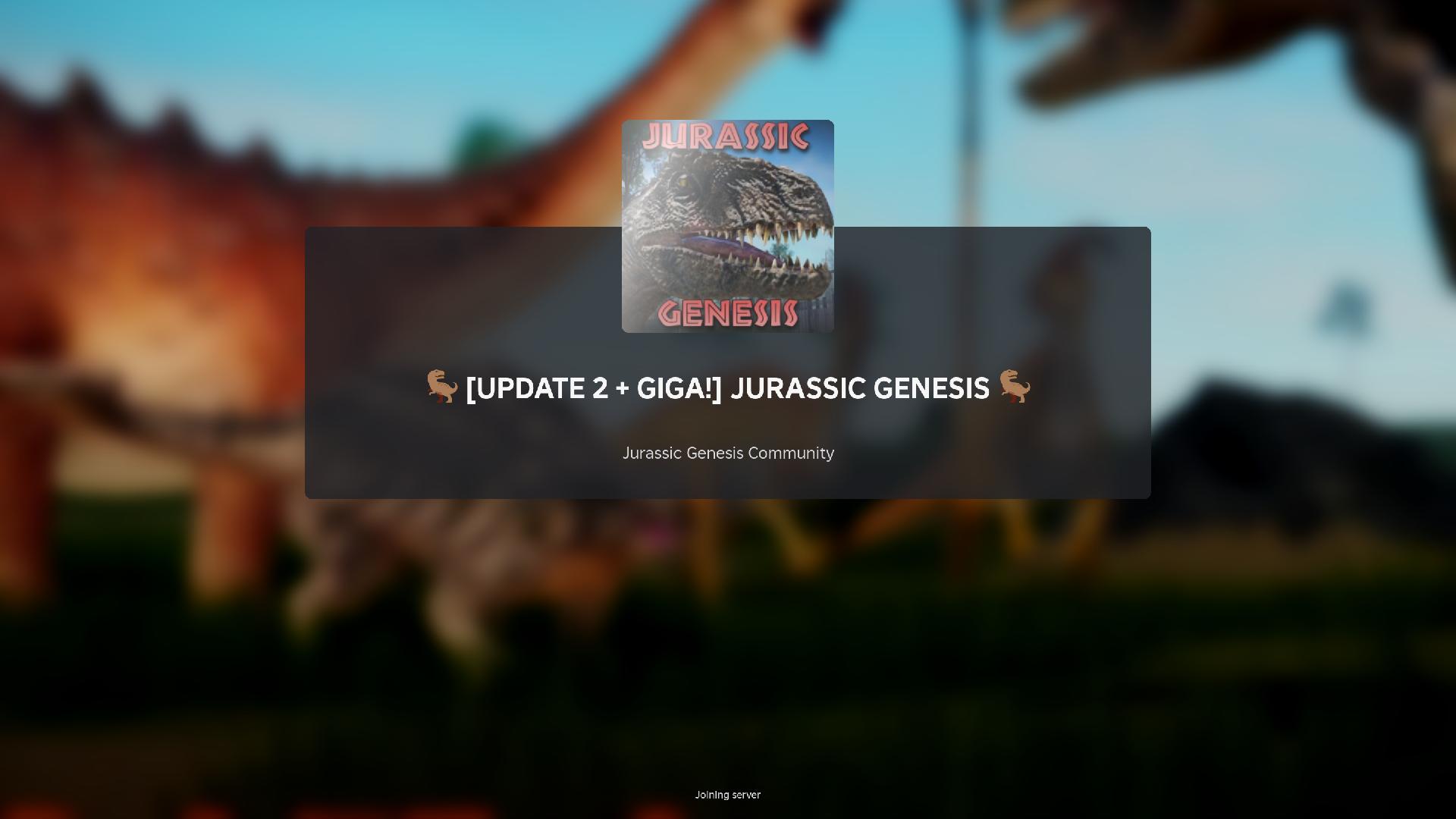 Jurassic Genesis Codes (Image via Roblox)