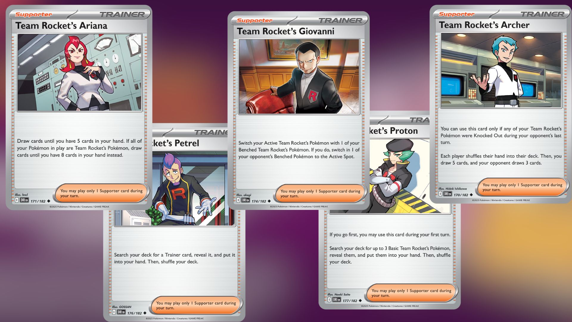 Key Cards to support Team Rocket's Porygon Z (Image via TPC)