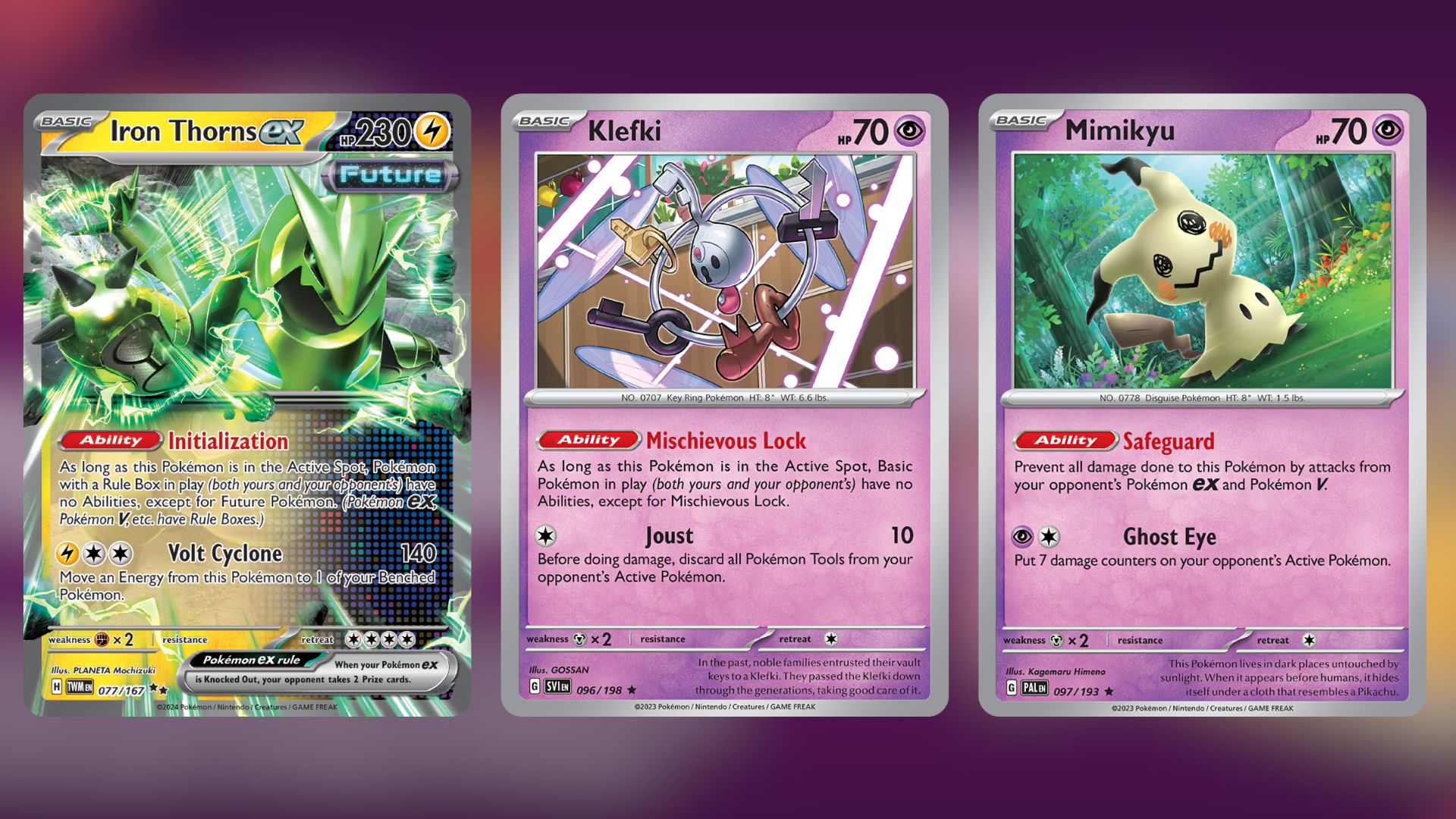 Key cards for Alakazam ex (Image via TPC)