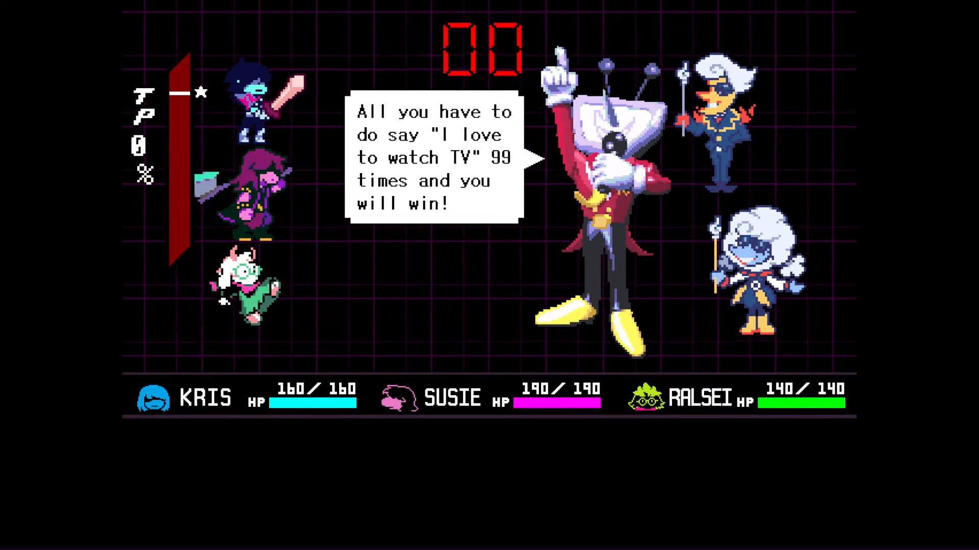 Winning through normal methods is not advised (Image via Toby Fox and @FazFaz/YouTube)