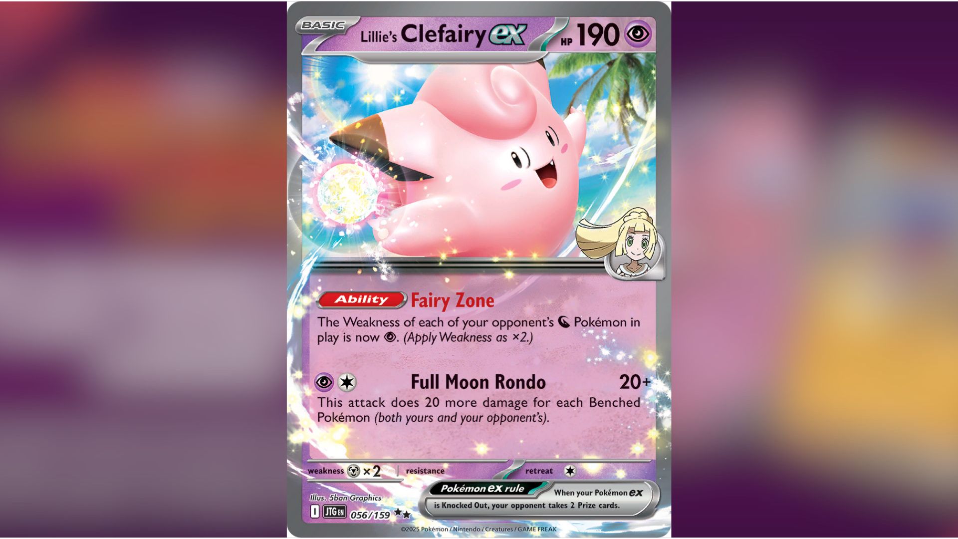 Lillie's Clefairy ex (Image via TPC)