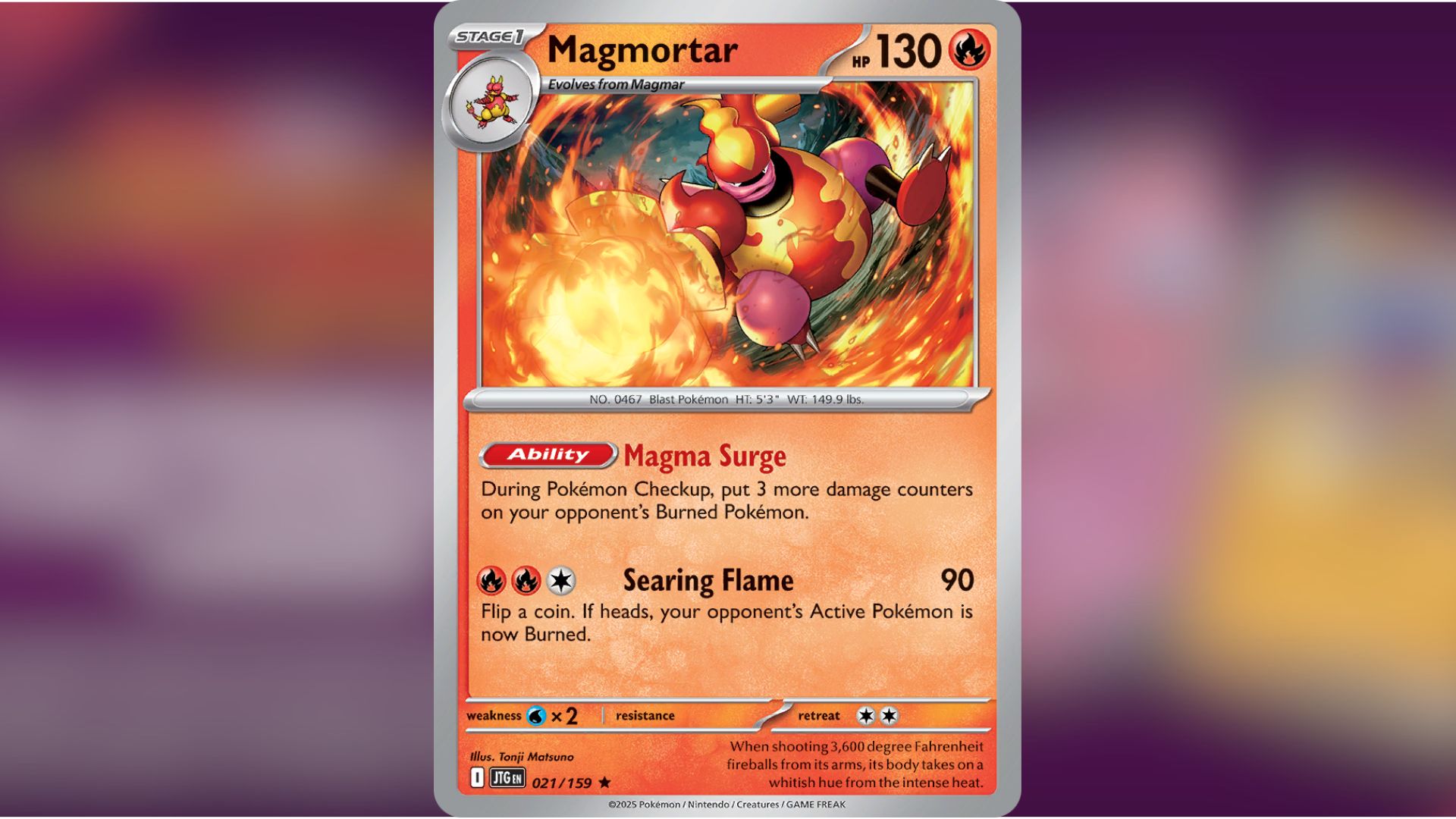 Magmortar (Image via TPC)
