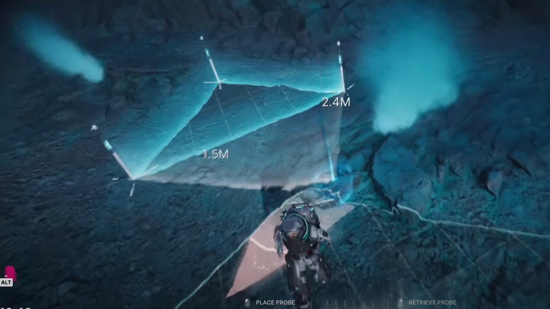 Make sure the probes create a closed off shape