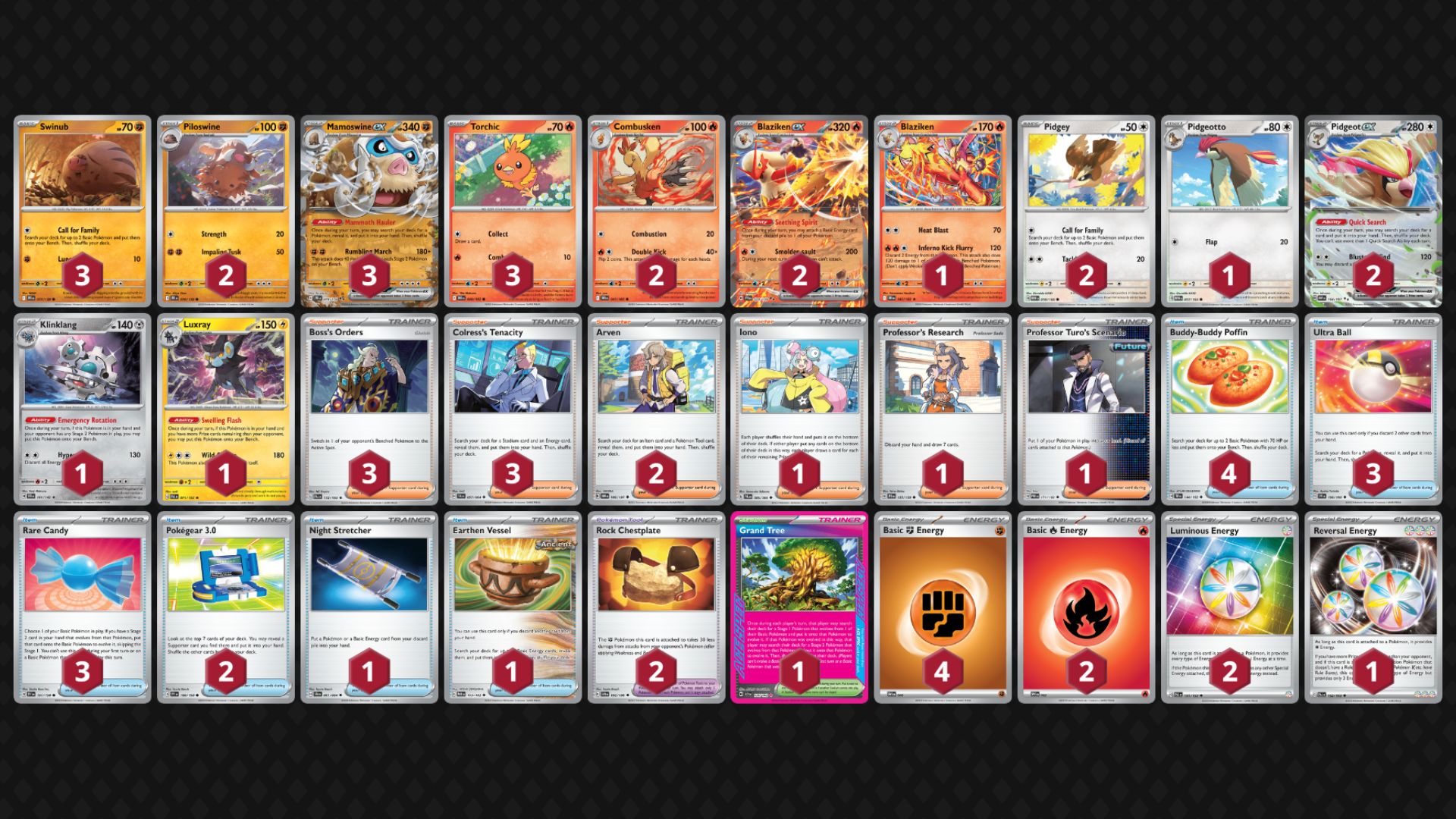 Mamoswine ex decklist (Image via TPC)