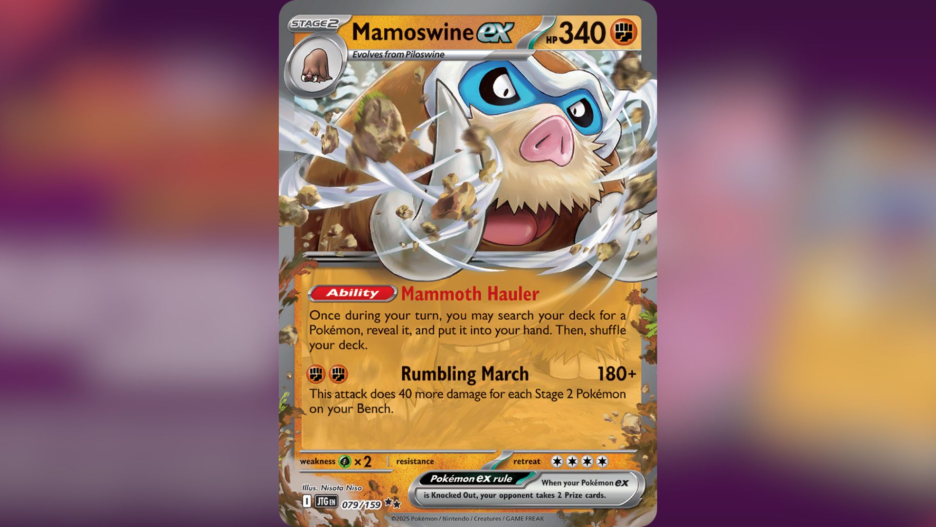Mamoswine ex (Image via TPC)