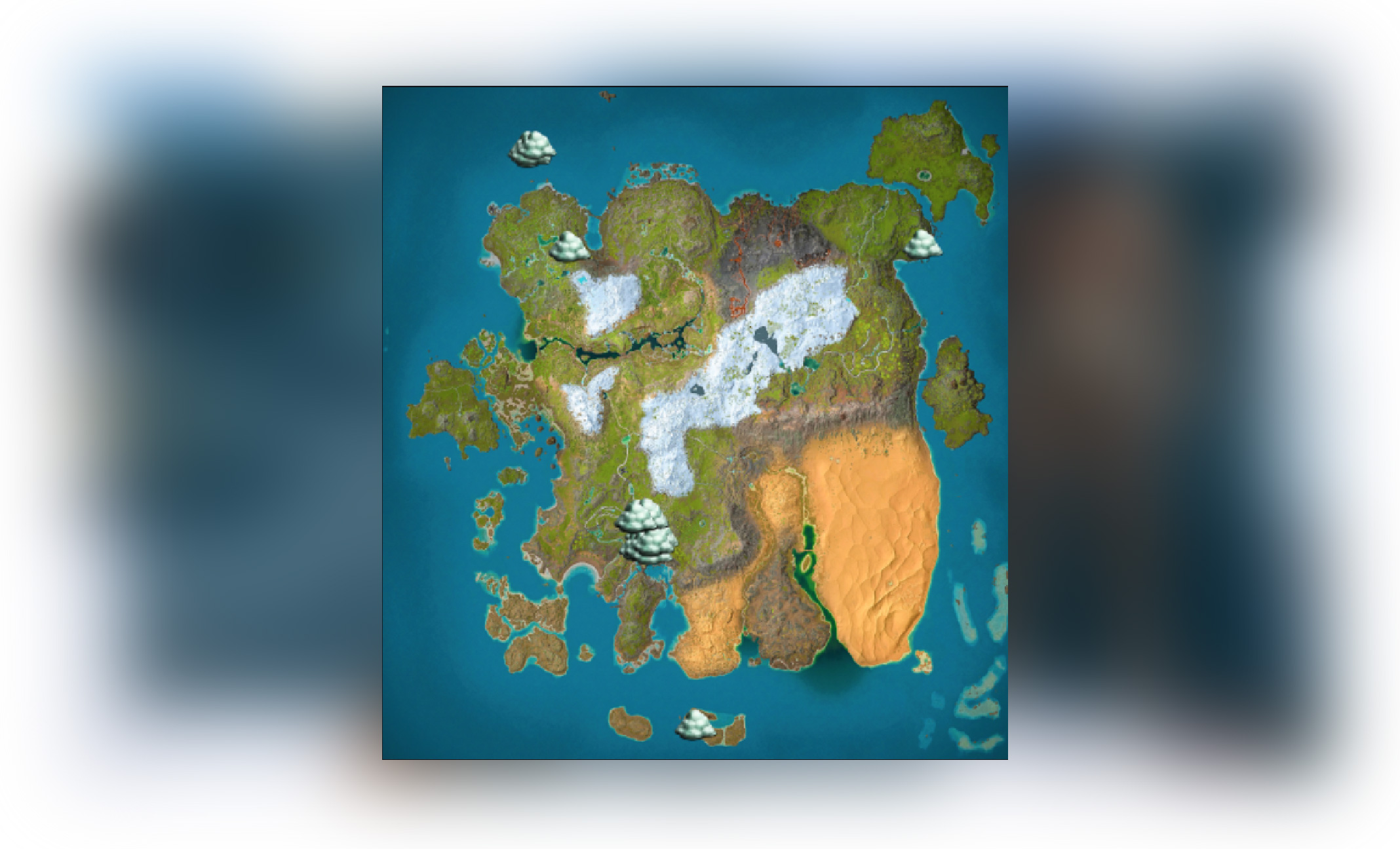 Map locations of Polymer in Ragnarok (Source: Studio Wildcard)