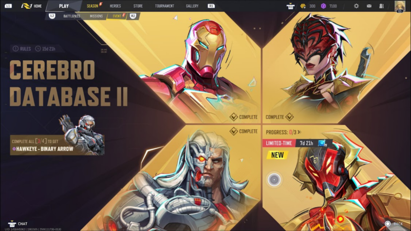 Marvel Rivals Cerebro Database 2 Event 4