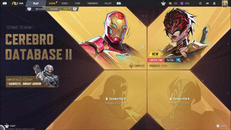 Marvel Rivals Season 2.5 Cerebro Database 2 Event 2