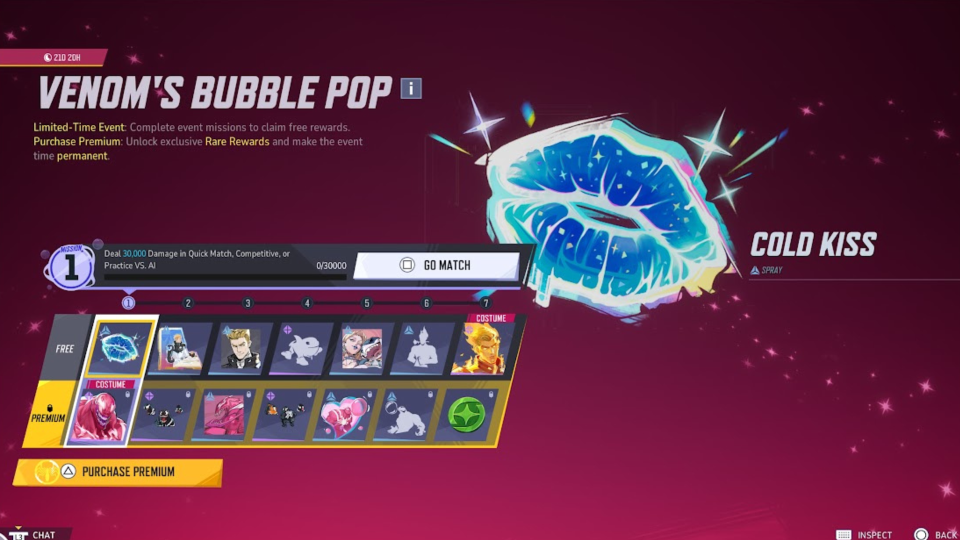 new venom event rewards